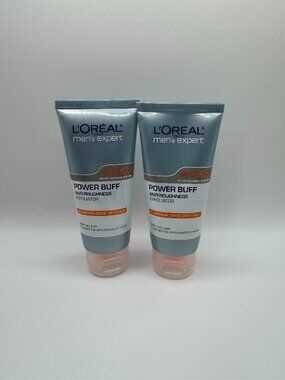 L'Oreal Mens Expert Power Buff Anti-Roughness Exfoliator 2 oz - Lot of 2